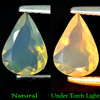 Unheated 0.61 Ct. Eye - Catching Natural Opal Multi Color Pear Shape