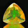 0.70 Ct. Natural Opal Multi Color Trilliant Shape Unheated