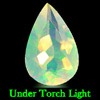 0.49 Ct. Natural Opal Multi Color Pear Shape Unheated