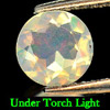 0.71 Ct. Natural Opal Multi Color Round Shape Unheated 0.71 Ct. Natural Opal Multi Color Round Shape Unheated