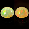 Multi-Color Opal 1.68 Ct. Round Cabochon Shape 8.6 Mm. Natural Gem Unheated