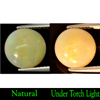 2.55 Ct. Natural Multi - Color Play Of Colour Opal  Round Cab Unheated