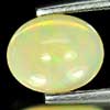 0.90 Ct. Oval Cabochon Natural Multi - Color Play Of Colour Opal Gemstone