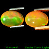 0.75 Ct. Natural Multi - Color Play Of Colour Opal Oval Cabochon