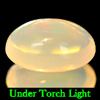 1.16 Ct. Natural Multi-Color Play Of Colour Opal Oval Cabochon Unheated