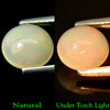 0.98 Ct. Oval Cabochon Natural Multi-Color Play Of Colour Opal Sudan Unheated