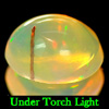 1.71 Ct. Oval Cabochon Natural Multi - Color Play Of Colour Opal Unheated