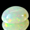 Unheated 1.08 Ct. Natural Multi - Color Play Of Colour Opal Oval Cabochon