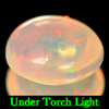 1.06 Ct. Natural Multi - Color Play Of Colour Opal Oval Cabochon