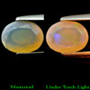 Unheated 0.80 Ct. Natural Multi-Color Play Of Colour Opal Oval Shape