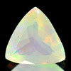 0.77 Ct. Trilliant Shape Natural Multi-Color Play Of Colour Opal