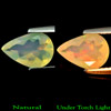Unheated 0.87 Ct. Pear Cut Natural Multi-Color Play Of Colour Opal