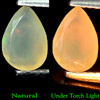 0.52 Ct. Natural Multi-Color Play Of Colour Opal Pear Shape Unheated