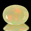 0.84 Ct. Natural Multi-Color Play Of Colour Opal Oval Shape Unheated