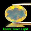 1.01 Ct. Oval Cut Natural Gemstone Multi-Color Play Of Colour Opal Unheated 1.01 Ct. Oval Cut Natural Gemstone Multi-Color Play Of Colour Opal Unheated