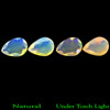 Unheated 0.66 Ct. Pair Pear Shape Natural Multi-Color Play Of Colour Opal Unheated 0.66 Ct. Pair Pear Shape Natural Multi-Color Play Of Colour Opal