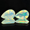 Natural Gem 0.81 Ct. 2Pcs. Oval Shape Multi-Color Play Of Colour Opal Natural Gem 0.81 Ct. 2Pcs. Oval Shape Multi-Color Play Of Colour Opal