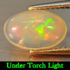 1.77 Ct. Charming Natural Gem Multi Color Play Of Colour Opal Oval Cabochon 1.77 Ct. Charming Natural Gem Multi Color Play Of Colour Opal Oval Cabochon