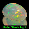 Unheated 0.73 Ct. Oval Cabochon Natural Multi Color Play Of Colour Opal Unheated 0.73 Ct. Oval Cabochon Natural Multi Color Play Of Colour Opal
