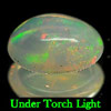 Unheated 0.73 Ct. Natural Multi Color Play Of Colour Opal Oval Cabochon Unheated 0.73 Ct. Natural Multi Color Play Of Colour Opal Oval Cabochon