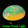 0.83 Ct. Attractive Natural Multi Color Play Of Colour Opal Oval Cabochon