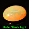 Unheated 0.77 Ct. Natural Multi Color Play Of Colour Opal Oval Cabochon