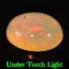 0.85 Ct. Beauteous Oval Cabochon Natural Multi - Color Play Of Colour Opal 0.85 Ct. Beauteous Oval Cabochon Natural Multi - Color Play Of Colour Opal