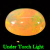 Unheated 0.94 Ct. Natural Gem Oval Cabochon Multi - Color Play Of Colour Opal Unheated 0.94 Ct. Natural Gem Oval Cabochon Multi - Color Play Of Colour Opal