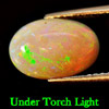 1.94 Ct. Oval Cabochon Natural Gemstone Multi Color Opal Unheated 1.94 Ct. Oval Cabochon Natural Gemstone Multi Color Opal Unheated