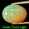 Natural Gem 1.79 Ct. Oval Cabochon Multi - Color Play Of Colour Opal Natural Gem 1.79 Ct. Oval Cabochon Multi - Color Play Of Colour Opal