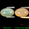 Unheated Natural Gemstone 2.01 Ct. Oval Cabochon Multi-Color Play Of Colour Opal Unheated Natural Gemstone 2.01 Ct. Oval Cabochon Multi-Color Play Of Colour Opal