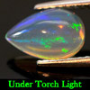 0.81 Ct. Natural Gemstone Pear Cabochon Multi-Color Play Of Colour Opal 0.81 Ct. Natural Gemstone Pear Cabochon Multi-Color Play Of Colour Opal