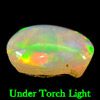 Natural 0.98 Ct. Oval Cabochon Multi - Color Play Of Colour Opal Unheated Natural 0.98 Ct. Oval Cabochon Multi - Color Play Of Colour Opal Unheated