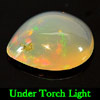 Natural Gemstone 1.06 Ct. Pear Cabochon Multi - Color Play Of Colour Opal Natural Gemstone 1.06 Ct. Pear Cabochon Multi - Color Play Of Colour Opal