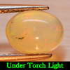 Unheated 1.36 Ct. Natural Gem Oval Cabochon Multi-Color Play Of Colour Opal