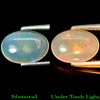Natural Gemstone 1.11 Ct. Oval Cabochon Multi-Color Play Of Colour Opal