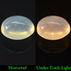 Unheated 6.33 Ct. Oval Cabochon Natural Gem Multi-Color Play Of Colour Opal Unheated 6.33 Ct. Oval Cabochon Natural Gem Multi-Color Play Of Colour Opal