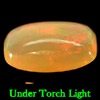 Natural Gem 2.65 Ct. Cushion Cabochon Multi-Color Play Of Colour Opal Natural Gem 2.65 Ct. Cushion Cabochon Multi-Color Play Of Colour Opal