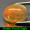 1.12 Ct. Natural Multi-Color Play Of Colour Opal Oval Cabochon Unheated