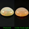 2.95 Ct. Beauteous Oval Cabochon Natural Gem Multi-Color Play Of Colour Opal 2.95 Ct. Beauteous Oval Cabochon Natural Gem Multi-Color Play Of Colour Opal