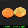 1.85 Ct. 2 Pcs. Oval Shape Natural Gems Multi Color Play Of Colour Opal 1.85 Ct. 2 Pcs. Oval Shape Natural Gems Multi Color Play Of Colour Opal