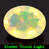 Unheated 1.15 Ct. Oval Natural Gem Multi Color Play Of Colour Opal Unheated 1.15 Ct. Oval Natural Gem Multi Color Play Of Colour Opal