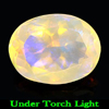 1.22 Ct. Oval Natural Gem Multi Color Play Of Colour Opal Unheated 1.22 Ct. Oval Natural Gem Multi Color Play Of Colour Opal Unheated
