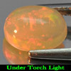 Unheated 1.46 Ct. Oval Cabochon Natural Multi Color Play Of Colour Opal