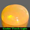 1.33 Ct. Alluring Natural Gem Multi Color Play Of Colour Opal Oval Cabochon