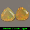 Unheated 1.66 Ct. 2 Pcs. Pear Natural Gems Multi Color Play Of Colour Opal
