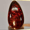 Opal Play Of Color Rainbow Fire Red Black 2.83 Ct. Pear Cabochon Natural Gem