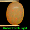 Multi Color Opal2.25 Ct. Oval Cabochon 11.9 x 8.9 Mm. Natural Gemstone Unheated