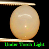 Natural Multi Color Play Of Colour Opal Gemstones 2.48 Ct. Oval Cabochon Shape 10.3 x 8.8 Mm. Natural Multi Color Play Of Colour Opal Gemstones 2.48 Ct. Oval Cabochon Shape 10.3 x 8.8 Mm.