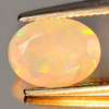 0.65 Ct. Alluring Oval Natural Gem Multi Color Play Of Colour Opal Unheated